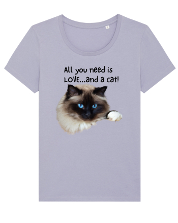 All you need is LOVE... and a cat! Lavender