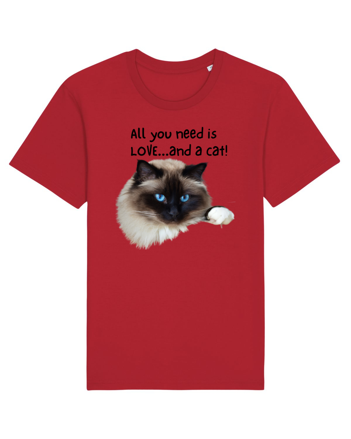 Tricou mânecă scurtă Unisex Rocker Red