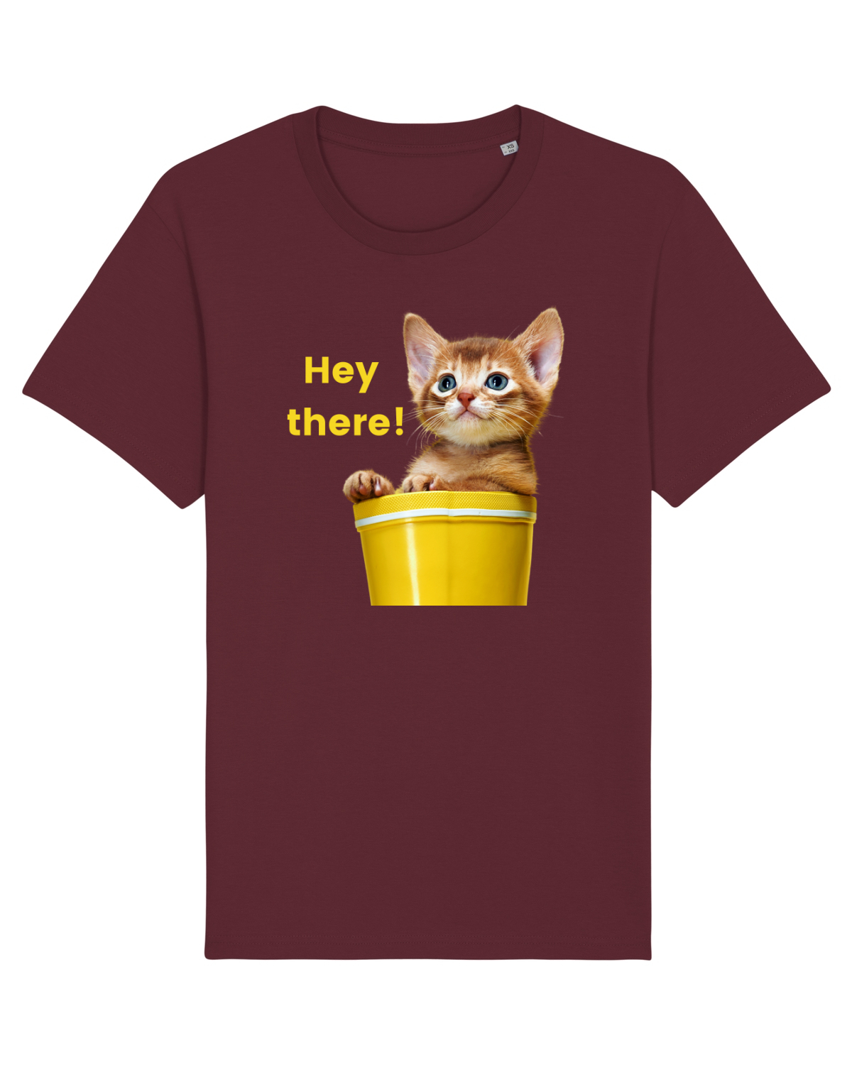 Tricou mânecă scurtă Unisex Rocker Burgundy