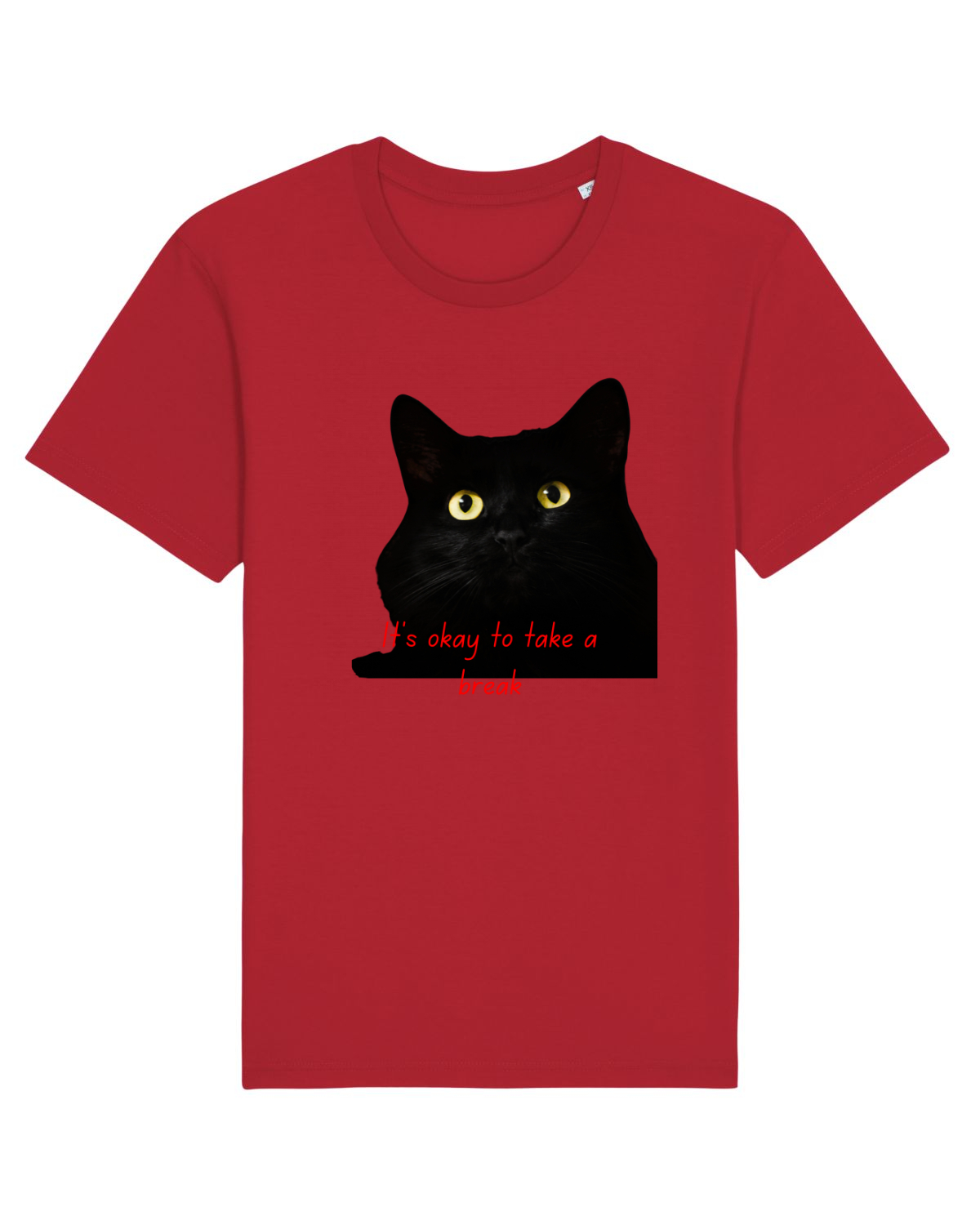 Tricou mânecă scurtă Unisex Rocker Red