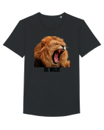 Be wild Tricou mânecă scurtă guler larg Bărbat Skater