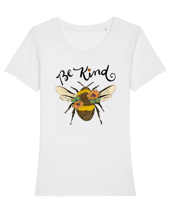 Bee Kind Bee White