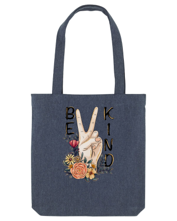 Be Kind Peace Midnight Blue