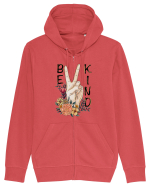 Be Kind Peace Hanorac cu fermoar Unisex Connector