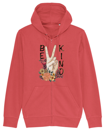 Be Kind Peace Carmine Red