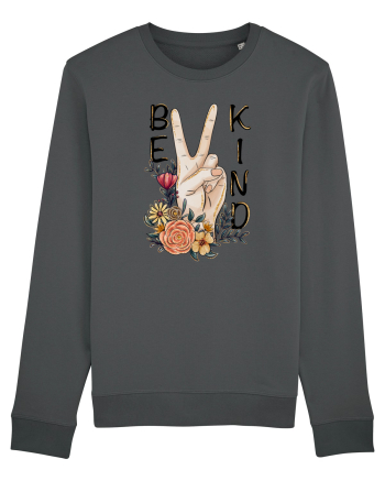 Be Kind Peace Anthracite