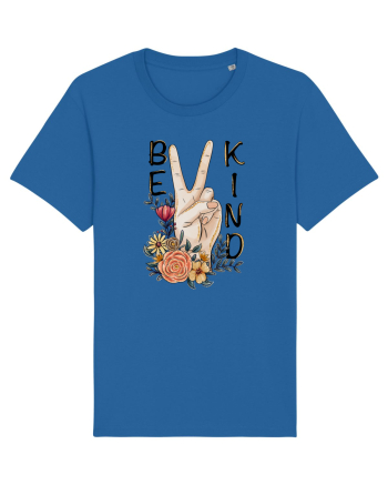 Be Kind Peace Royal Blue