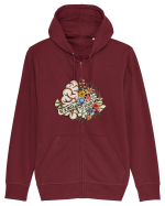 Be Kind To Your Mind Hanorac cu fermoar Unisex Connector