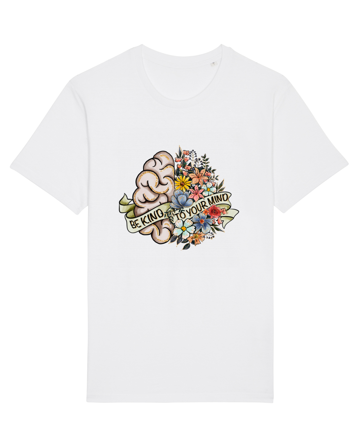 Tricou mânecă scurtă Unisex Rocker White