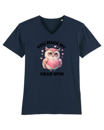 You make my head spin, Bufnita iubitoare roz French Navy
