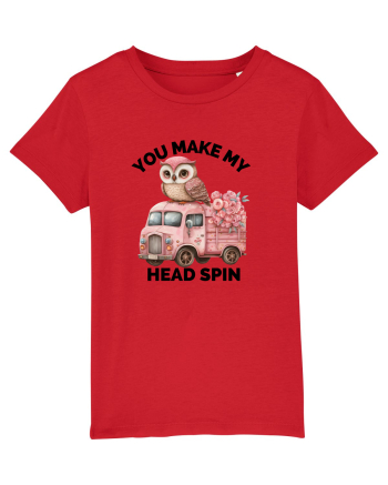 You make my head spin, Bufnita iubitoare roz Red