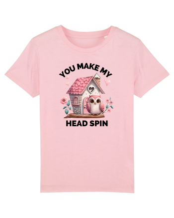 You make my head spin, Bufnita iubitoare roz Cotton Pink