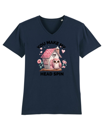 You make my head spin, Bufnita iubitoare roz French Navy