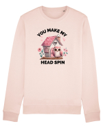 You make my head spin, Bufnita iubitoare roz Bluză mânecă lungă Unisex Rise