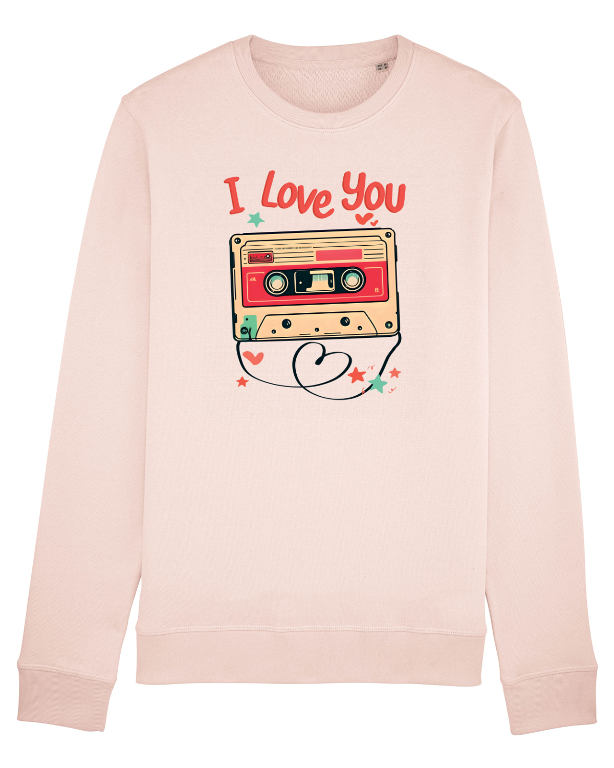 Bluză mânecă lungă Unisex Rise Candy Pink