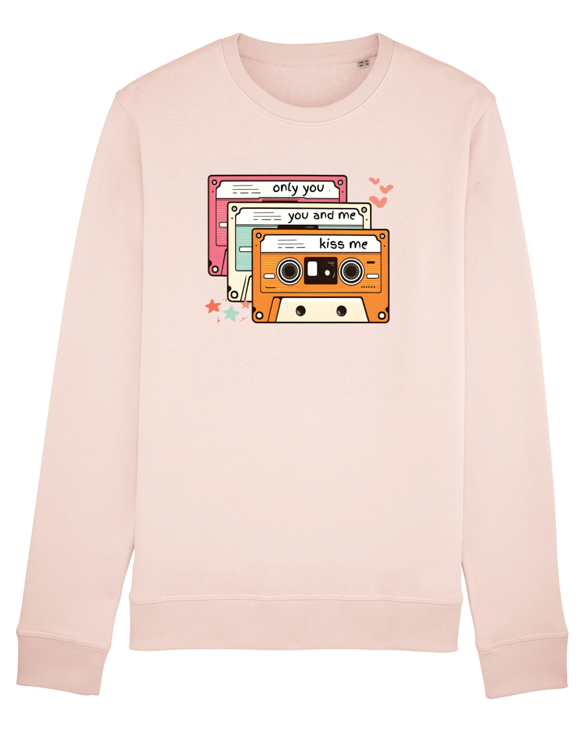 Bluză mânecă lungă Unisex Rise Candy Pink