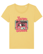 Muzica retro - Lover babe Tricou mânecă scurtă guler larg fitted Damă Expresser