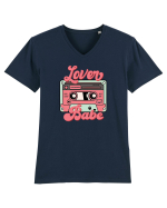 Muzica retro - Lover babe Tricou mânecă scurtă guler V Bărbat Presenter
