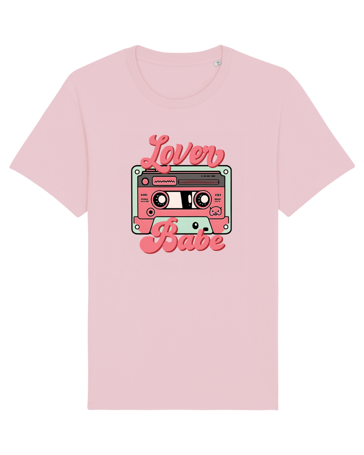 Tricou mânecă scurtă Unisex Rocker Cotton Pink