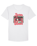 Muzica retro - Lover babe Tricou mânecă scurtă guler larg Bărbat Skater