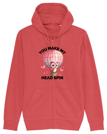You make my head spin, Bufnita iubitoare roz Carmine Red
