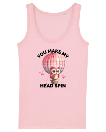 You make my head spin, Bufnita iubitoare roz Cotton Pink