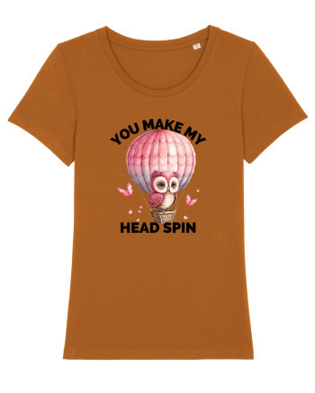 You make my head spin, Bufnita iubitoare roz Roasted Orange