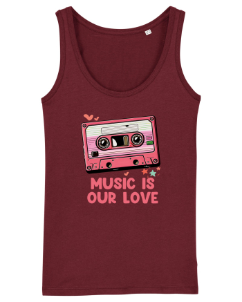 Muzica retro - Music is our love Burgundy