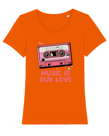 Muzica retro - Music is our love Bright Orange