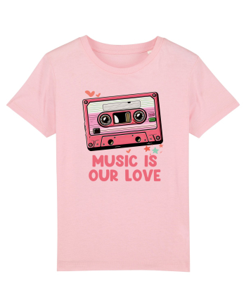 Muzica retro - Music is our love Cotton Pink