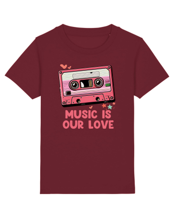 Muzica retro - Music is our love Burgundy