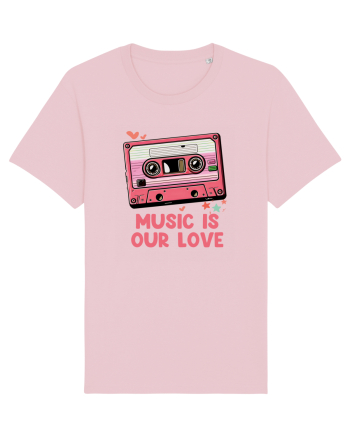Muzica retro - Music is our love Cotton Pink