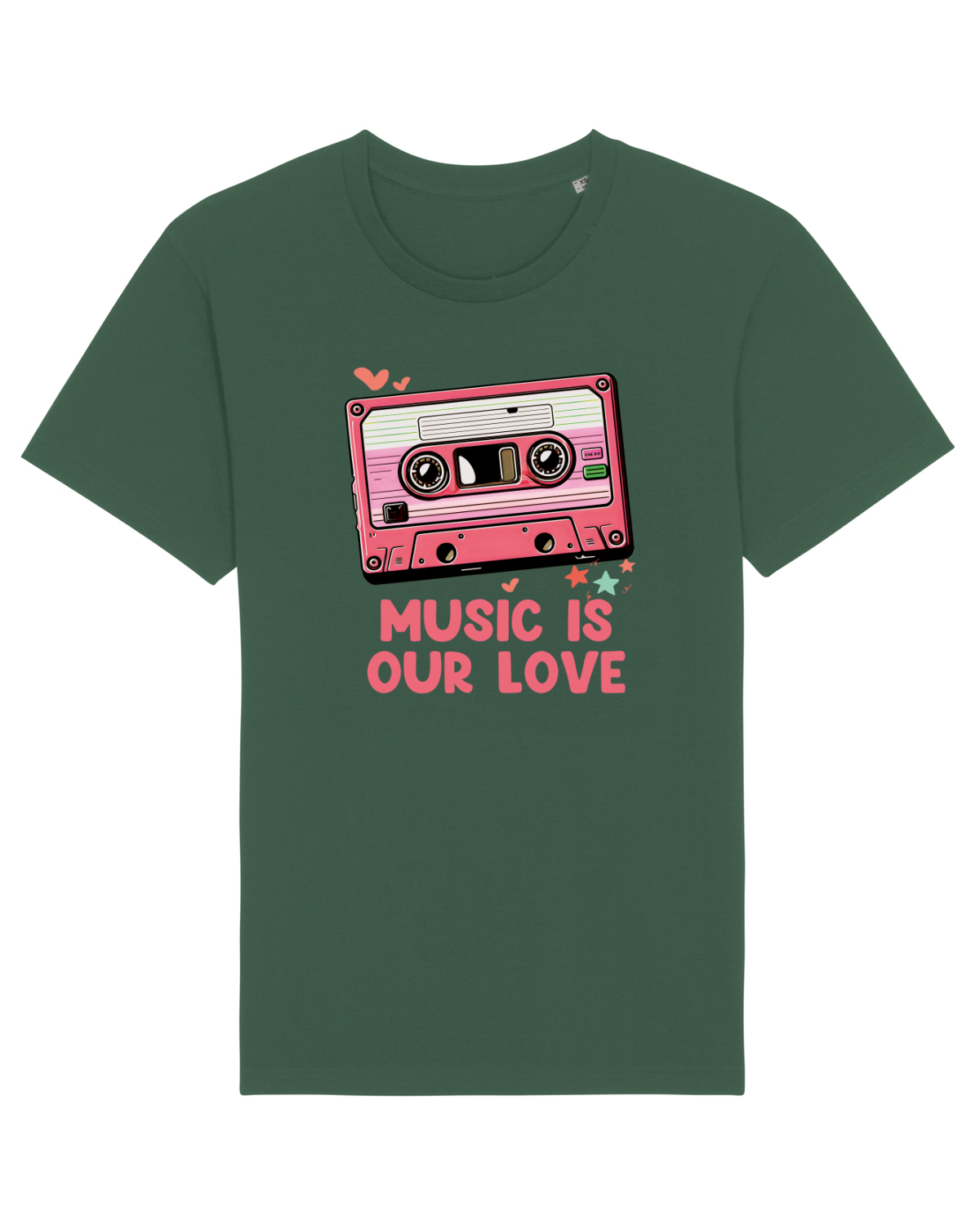 Tricou mânecă scurtă Unisex Rocker Bottle Green