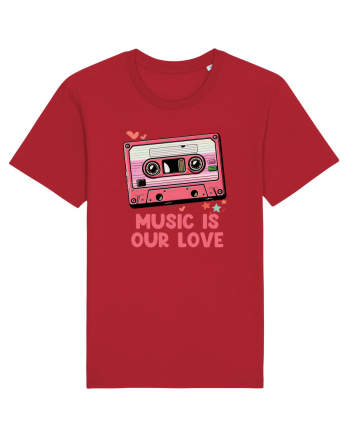 Muzica retro - Music is our love Red