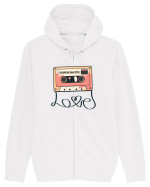Muzica retro - Valentine love mix Hanorac cu fermoar Unisex Connector