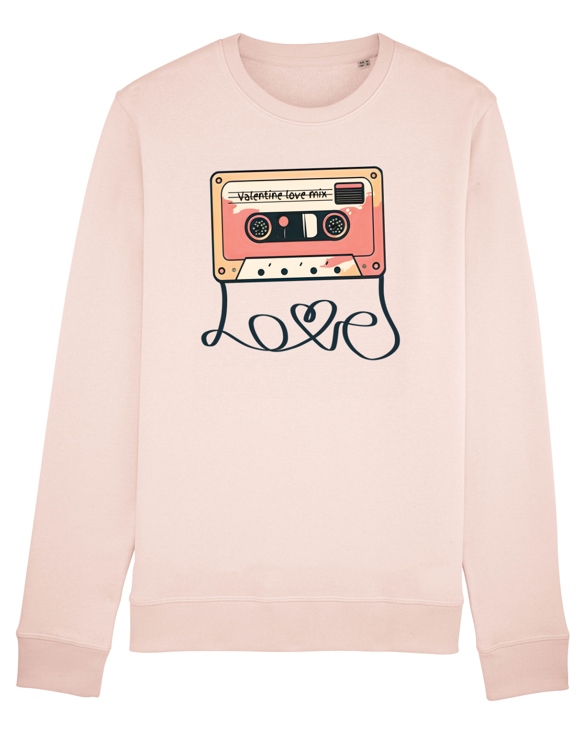 Bluză mânecă lungă Unisex Rise Candy Pink
