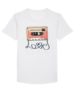 Muzica retro - Valentine love mix Tricou mânecă scurtă guler larg Bărbat Skater