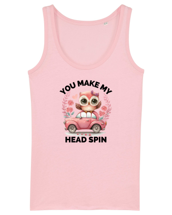 You make my head spin, Bufnita iubitoare roz Cotton Pink