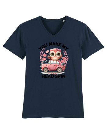You make my head spin, Bufnita iubitoare roz French Navy