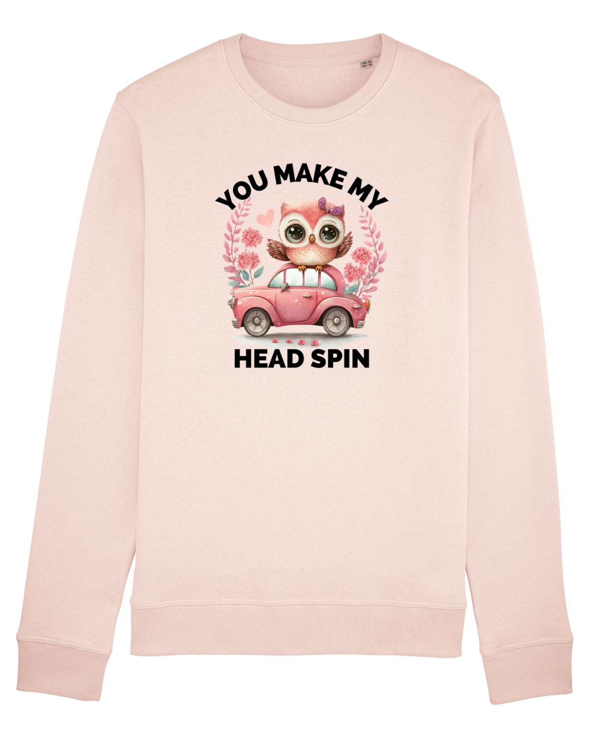 Bluză mânecă lungă Unisex Rise Candy Pink