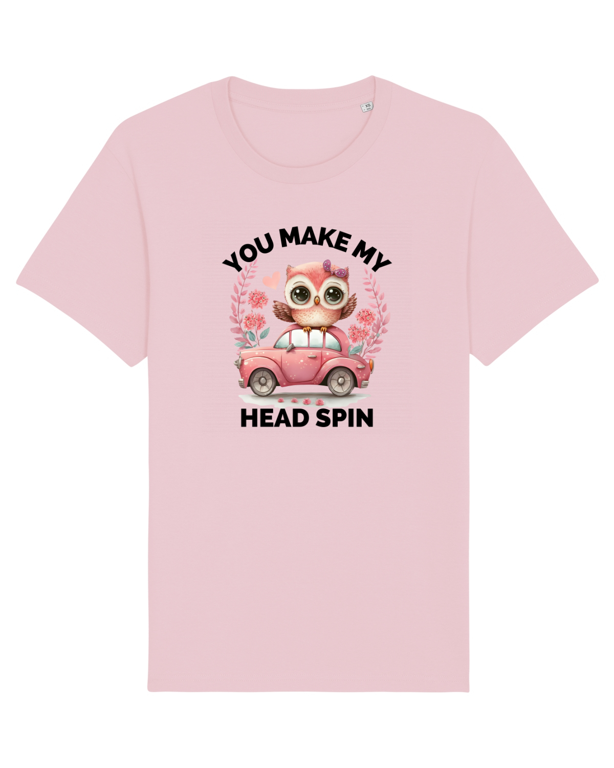 Tricou mânecă scurtă Unisex Rocker Cotton Pink