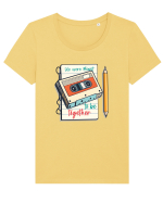 Muzica retro - We were meant to be together Tricou mânecă scurtă guler larg fitted Damă Expresser