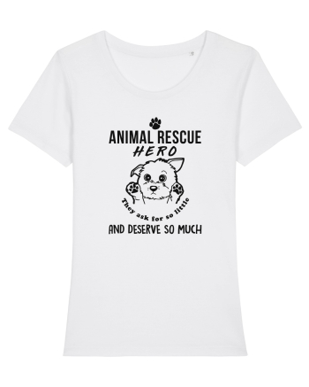 Animal rescue hero White