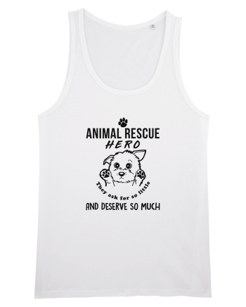 Animal rescue hero White
