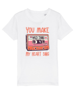 Muzica retro - You make my heart sing Tricou mânecă scurtă  Copii Mini Creator