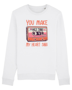 Muzica retro - You make my heart sing Bluză mânecă lungă Unisex Rise