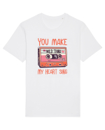Muzica retro - You make my heart sing Tricou mânecă scurtă Unisex Rocker