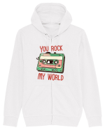 Muzica retro - You rock my world Hanorac cu fermoar Unisex Connector