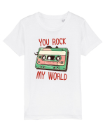 Muzica retro - You rock my world Tricou mânecă scurtă  Copii Mini Creator