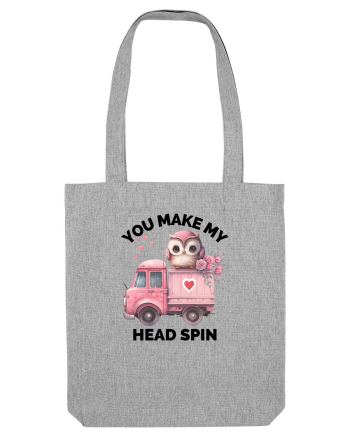 You make my head spin, Bufnita iubitoare roz Heather Grey